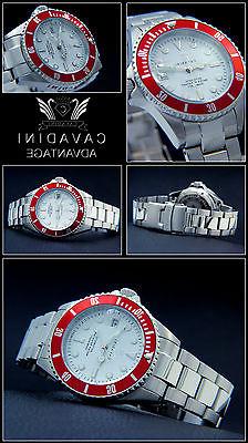 O Da Uomo Automatico Acciaio Massiccio Sub Cavadini 20 Bar X