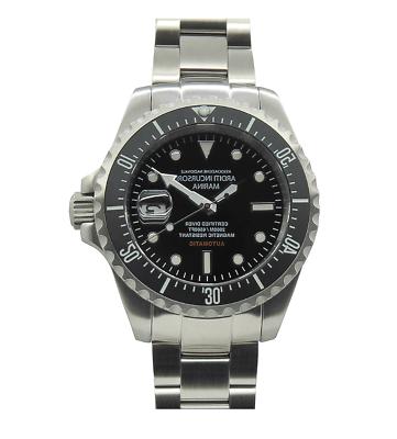 orologio da uomo automatico subacqueo militare doppio