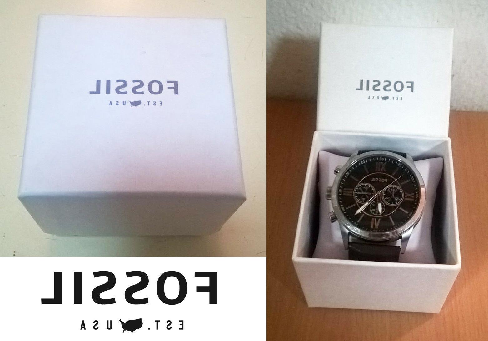 orologio da uomo con cinturino in pelle