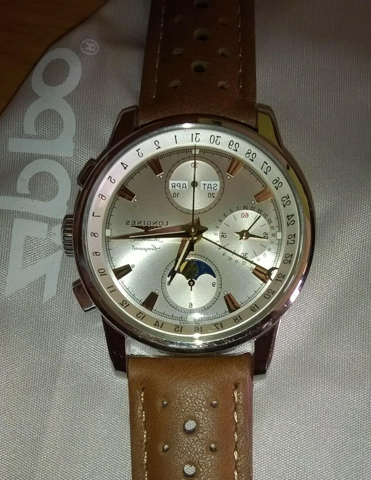 orologio da uomo cronografo atomatico conquest heritage