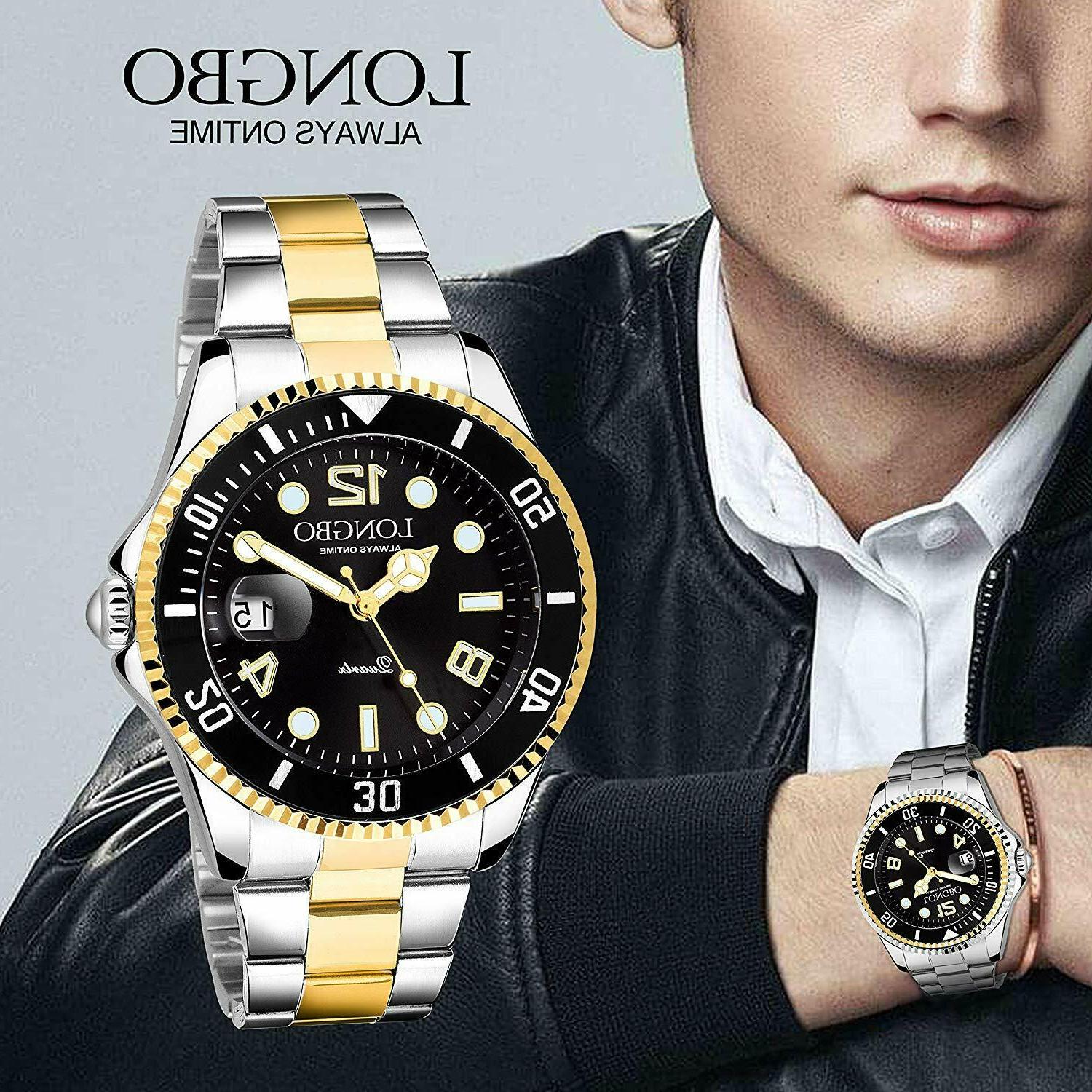 orologio da uomo in acciaio 3atm 30mt
