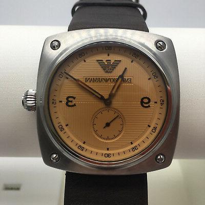 orologio da uomo quadrato con cinturino in