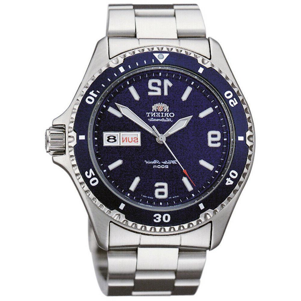 orologio da uomo automatico mako polso argento