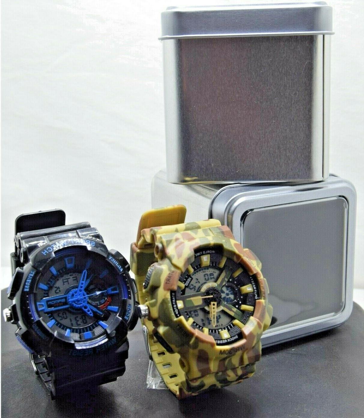 orologio da uomo tattico militare gomma quarzo