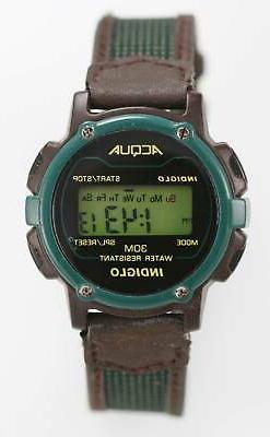 O Da Uomo Tela Pelle Marrone Verde Lampada A Data Luce Allar