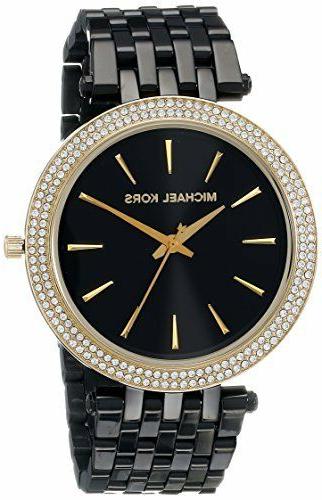 orologio darci mk3322 acciaio nero gold pave