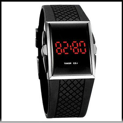 orologio digitale a led grandi da polso