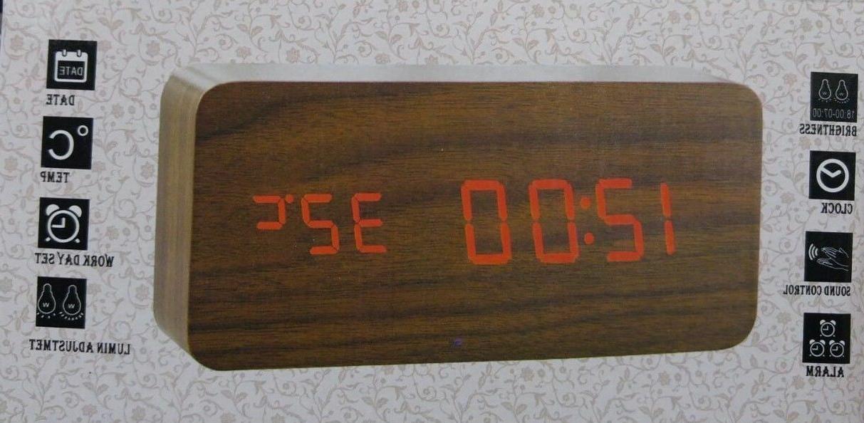 orologio digitale display led da tavolo con