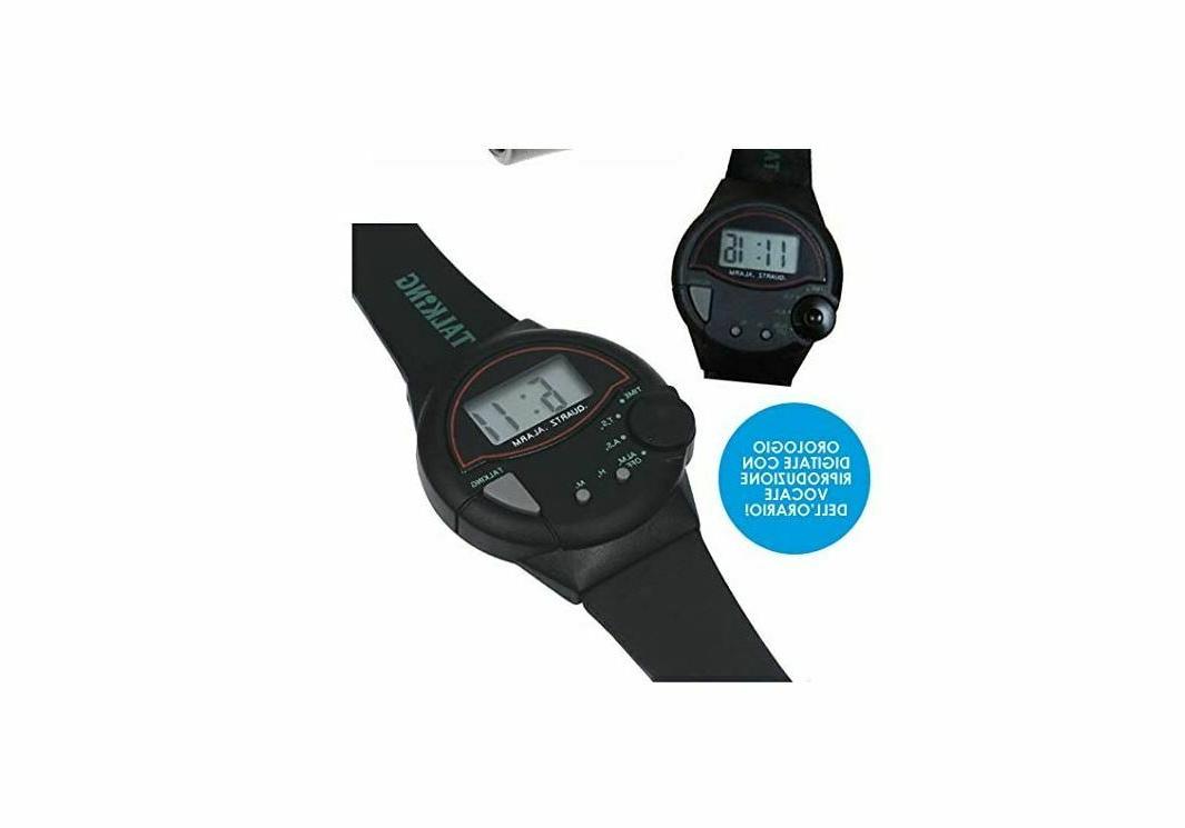 orologio digitale parlante in italiano unisex per