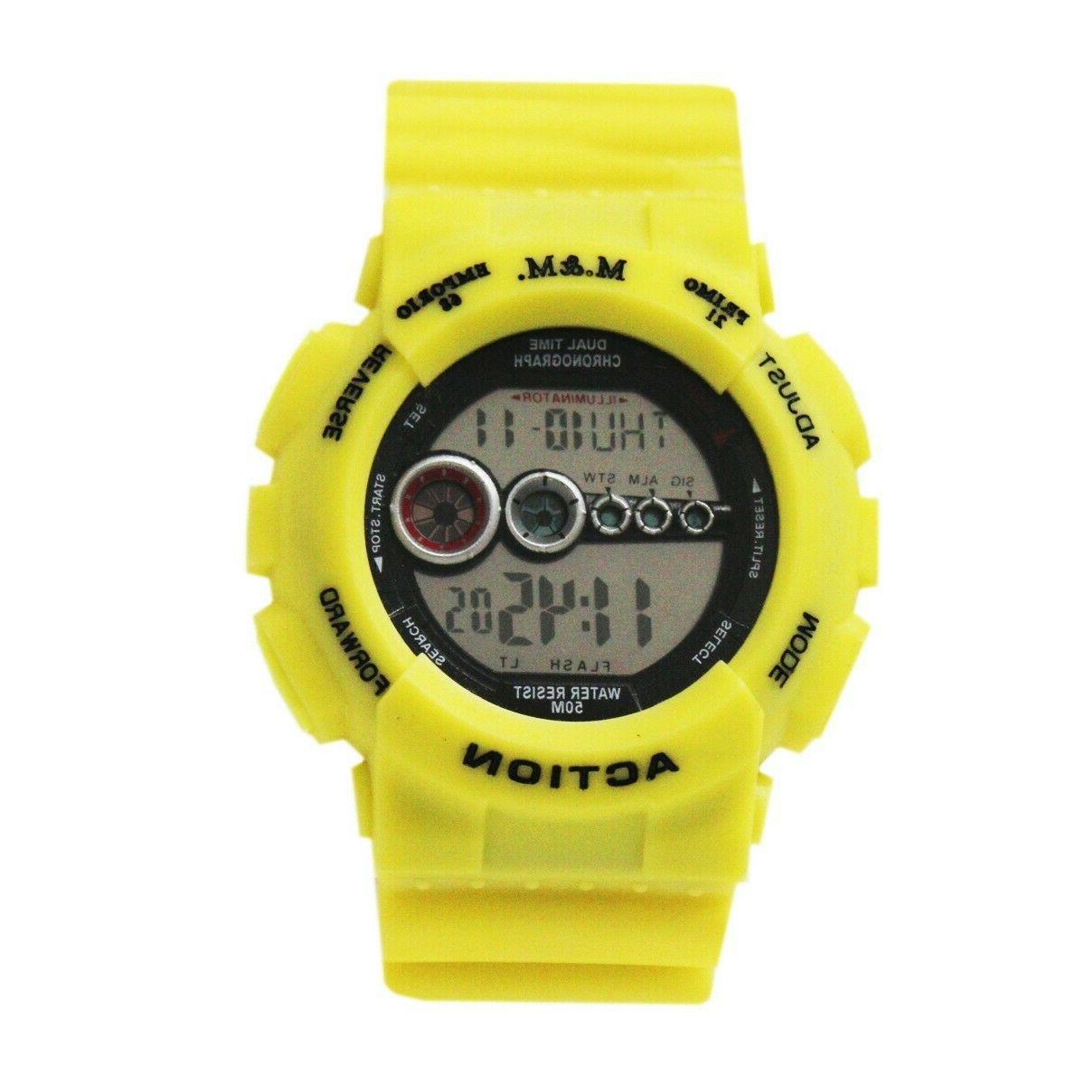 orologio digitale sport cronografo in gomma offerta