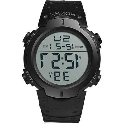 orologio digitale sportivo cronometro honhx moda unisex