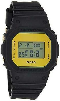 O Digitale Uomo Con Cinturino In Plastica Dw-5600bbmb-1er - 