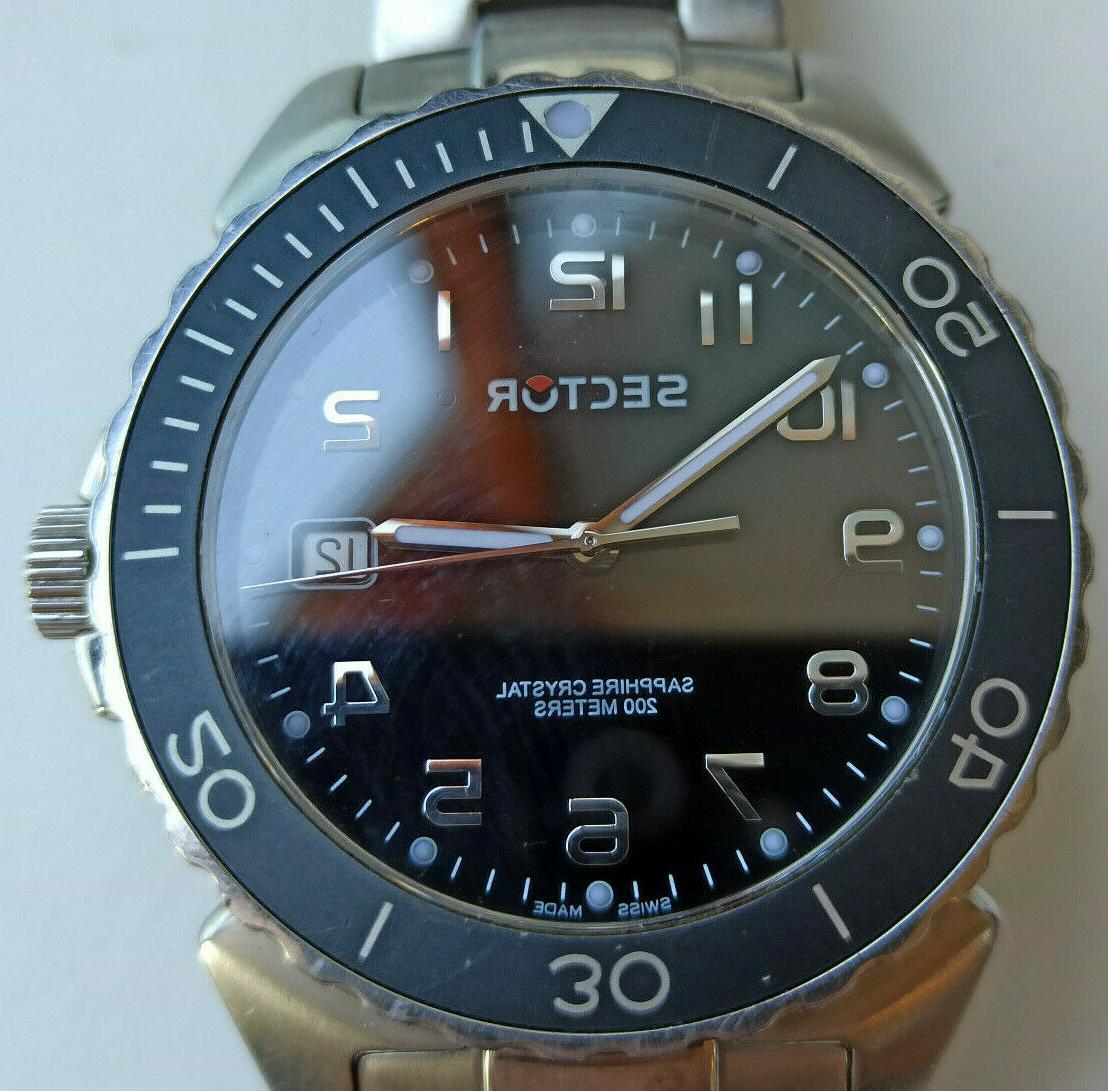 orologio diver 200 metri con bracciale watch