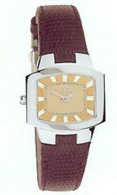 O Donna Breil Acciaio Cinturino Pelle Marrone Bw0075