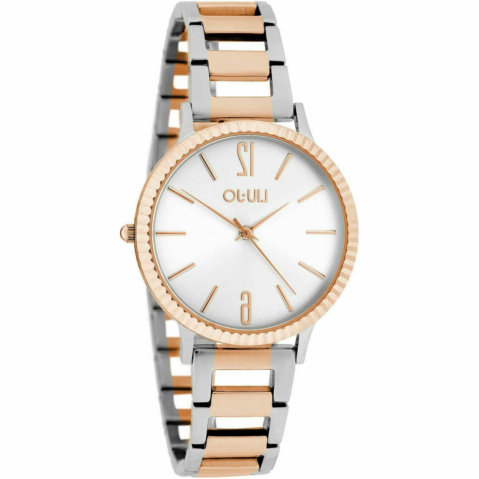 orologio donna biphasic tlj1472 bicolore acciaio argento