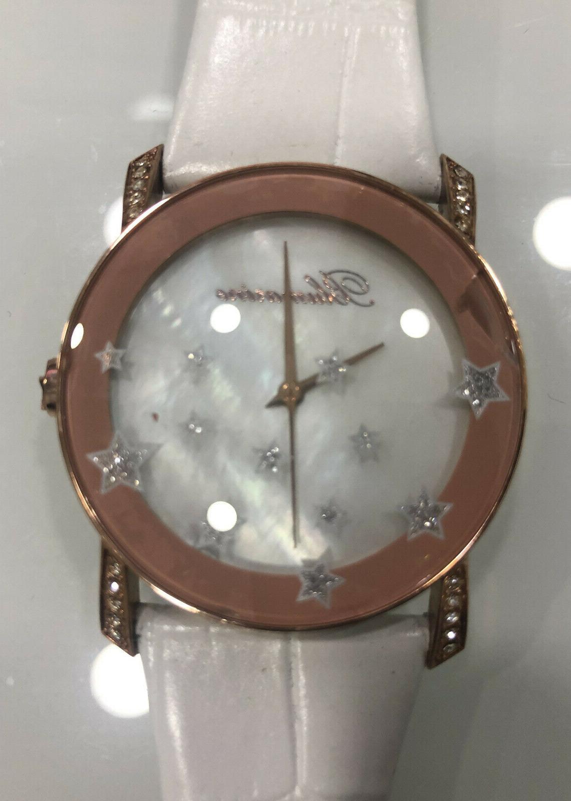 orologio donna bm 3067 pelle bianco rose