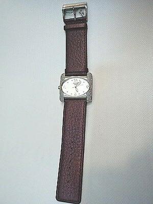 orologio donna casual cassa rettangolare con zirconi