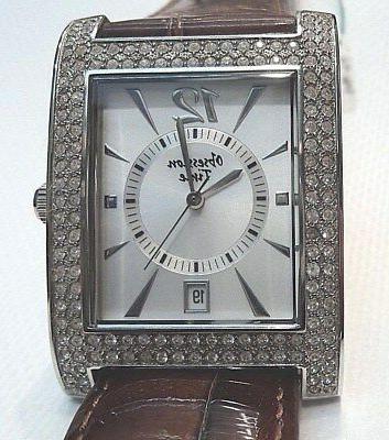 orologio donna casual rettangolare con zirconi su