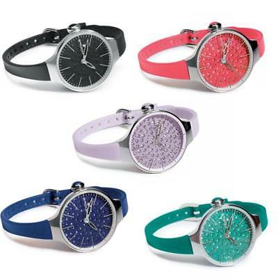 orologio donna cherie diamond swarovski silicone colorato