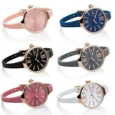 orologio donna cherie midi rose silicone colorato
