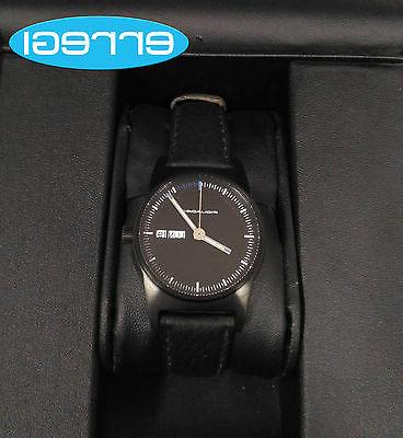 orologio donna cinturino in pelle nero quadrante