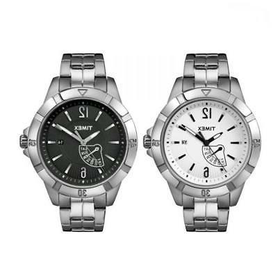 orologio donna classic bracciale acciaio nero bianco