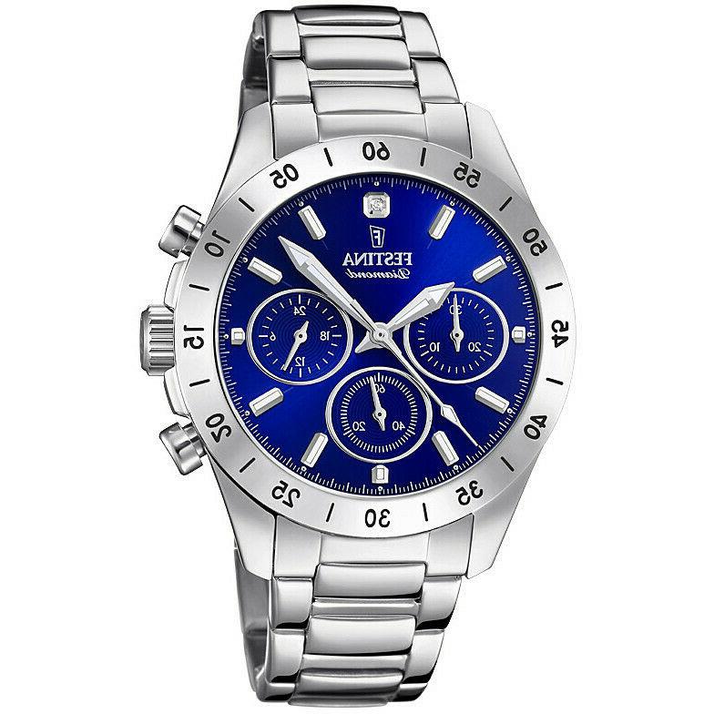 orologio donna cronografo collezione boyfriend blue f20397