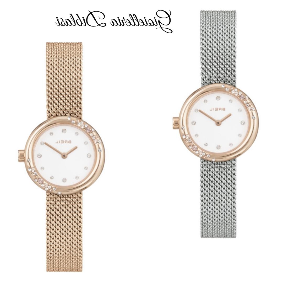 orologio donna da polso wish acciaio argento