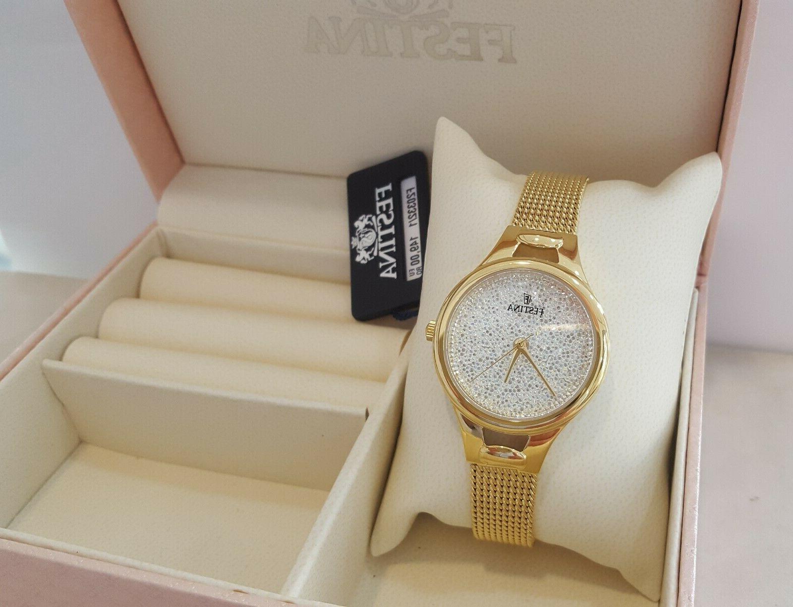 orologio donna f20332 1 dorato maglia milanese