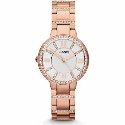 orologio donna fossil virginia es3284 in acciaio