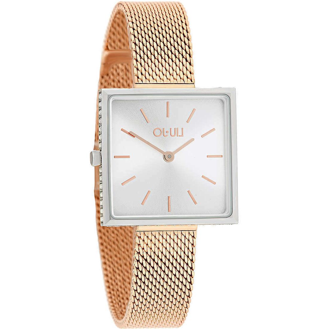 orologio donna glamour square tlj1557 oro rosa