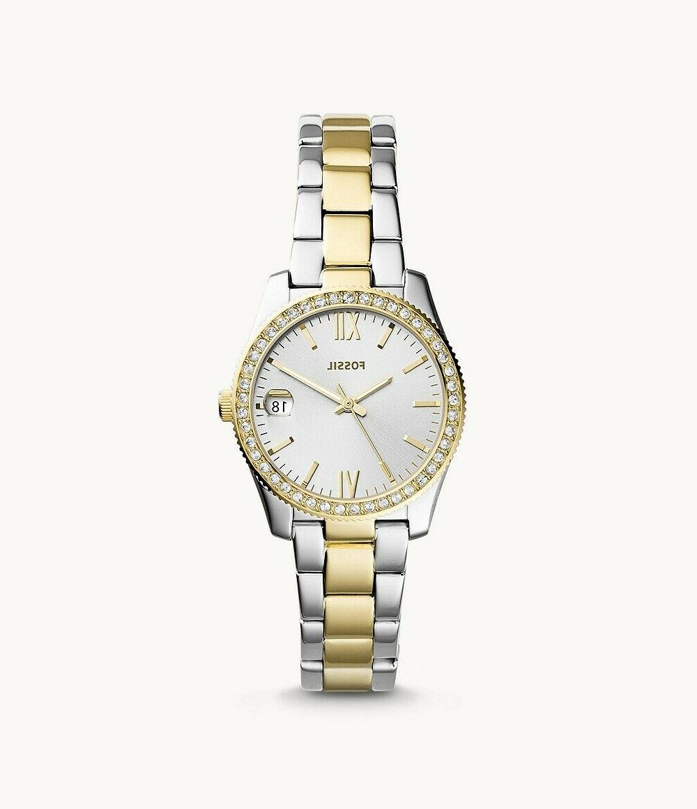 orologio donna in acciaio bicolore scarlette mini