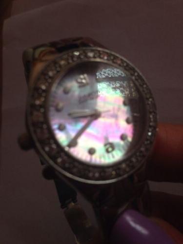 orologio donna in acciaio e madreperla quadrante