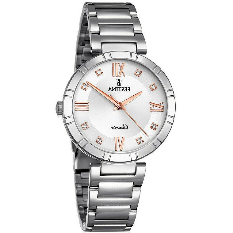orologio donna in acciaio mademoiselle f16936 b