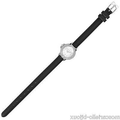 orologio donna in pelle nero piccolo comodo