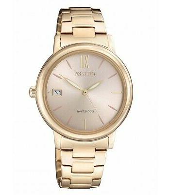 orologio donna lady eco drive rose gold
