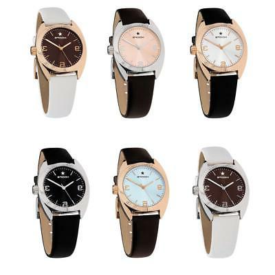 orologio donna liberty vintage vera pelle nero