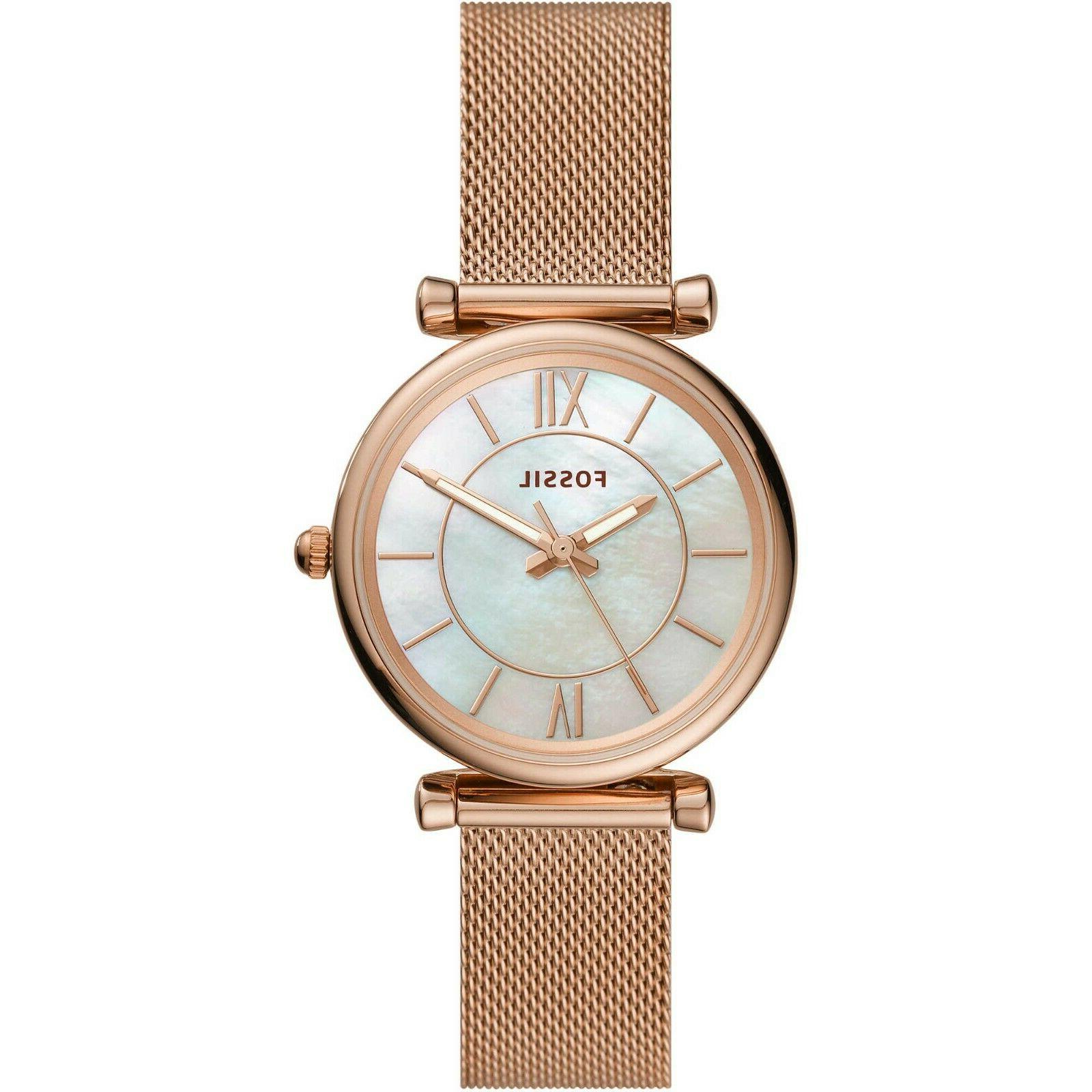 orologio donna maglia milano quadrante madreperla carlie