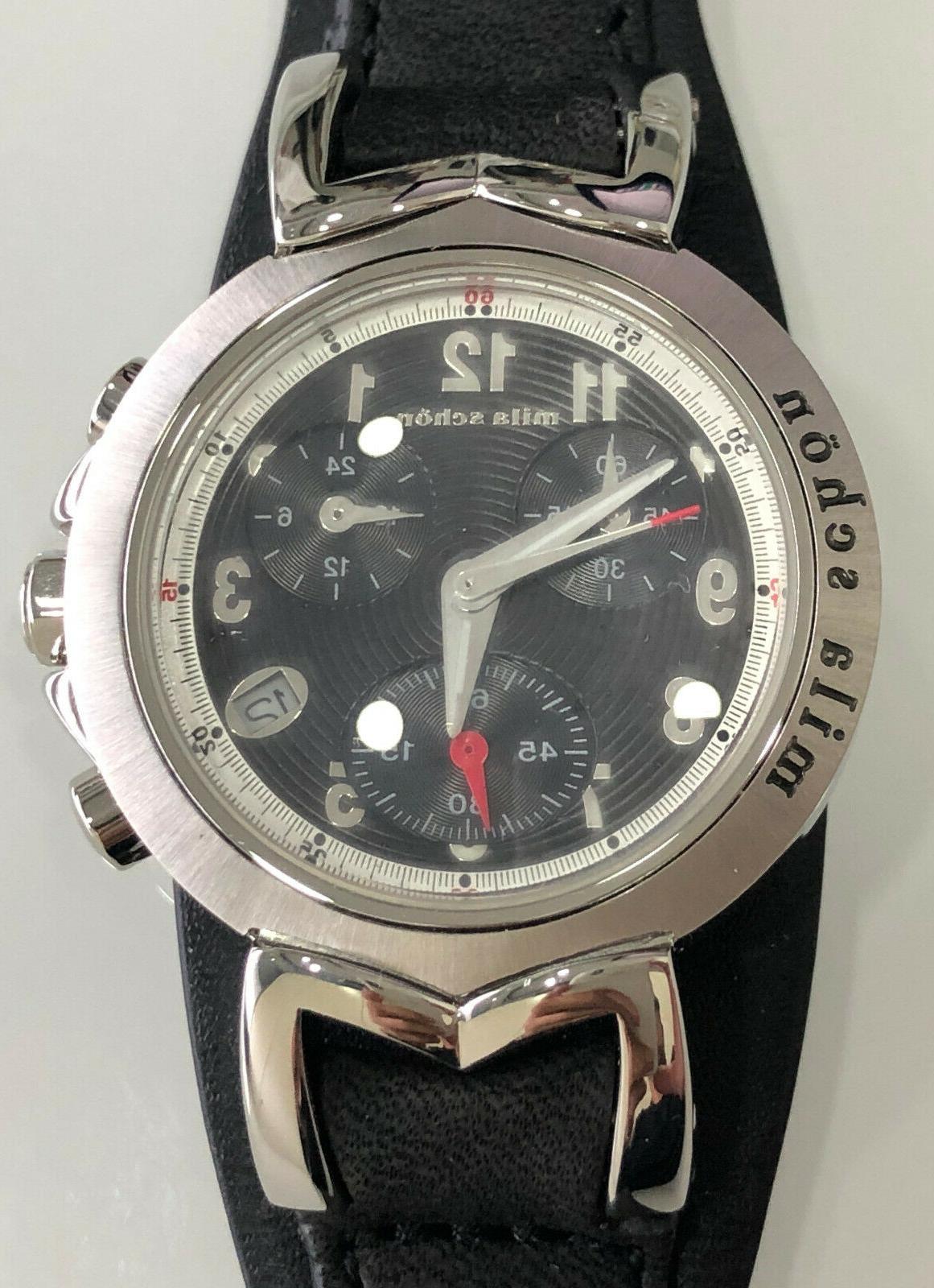 orologio donna ms 1002l 02 chrono pelle