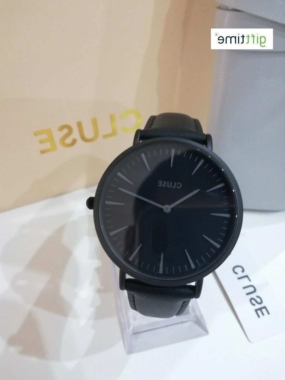 orologio donna nero pelle black