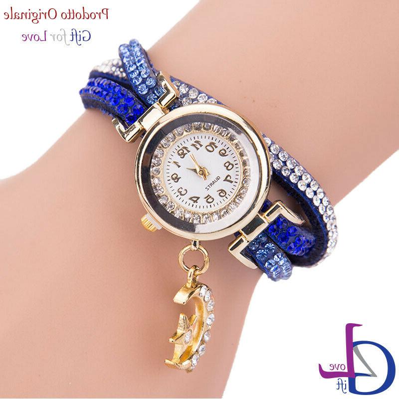 orologio donna oro swarovski elements originale cristalli
