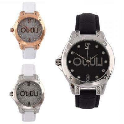 orologio donna paris vera pelle nero bianco