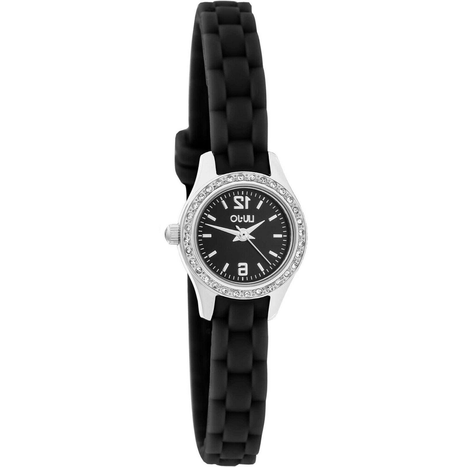 orologio donna petit tlj1299 in gomma nero