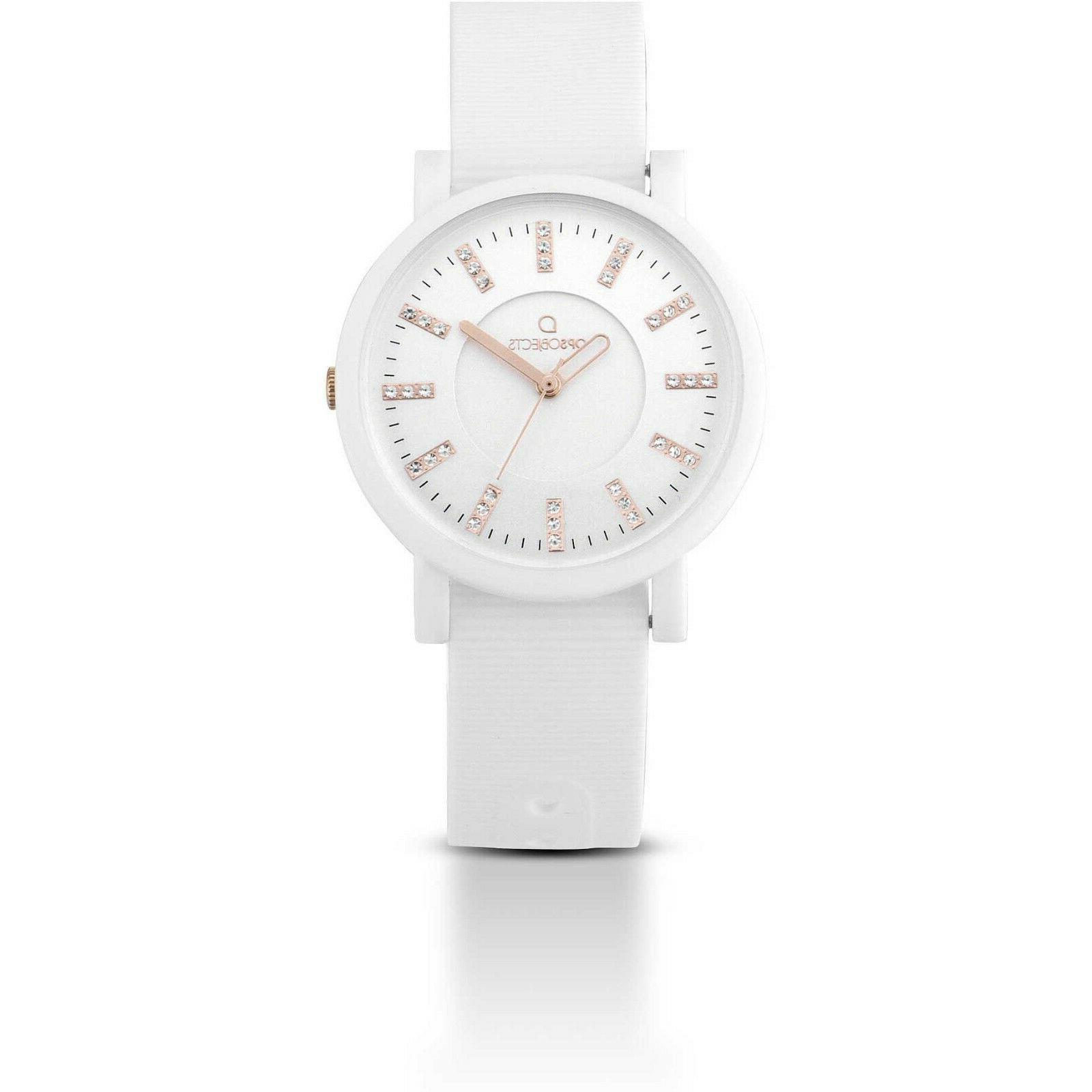 orologio donna posh opsposh 70 gomma bianco