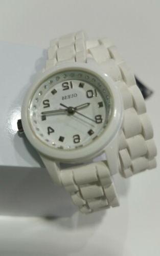 orologio donna scontato 50 percent bianco gomma