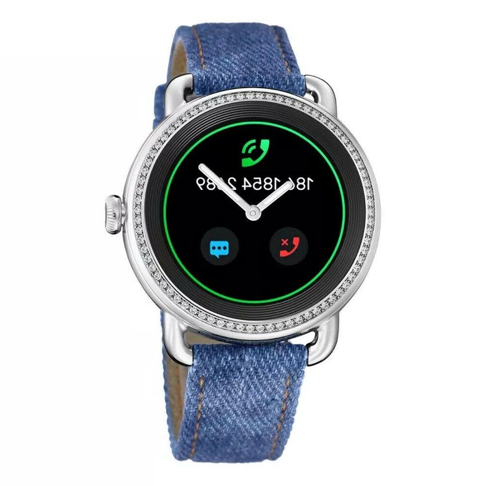 orologio donna smartwatch smartime hybrid denim f50000
