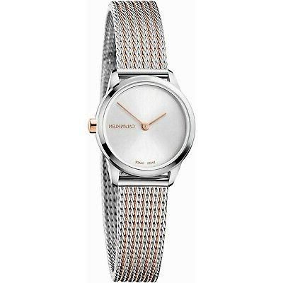 orologio donna solo tempo minimal bicolor k3m23b26