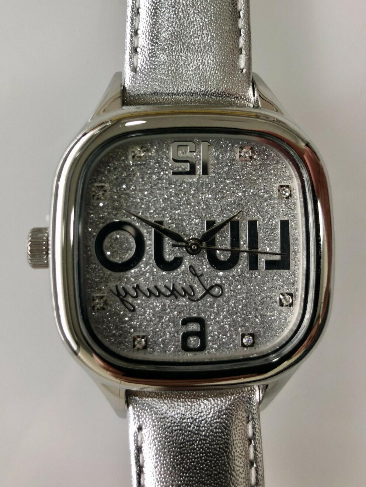 orologio donna square tlj669 silver glitter prodotto