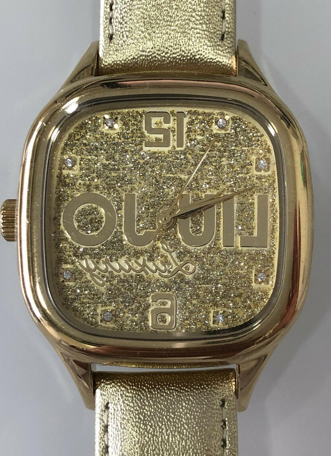 orologio donna square tlj670 gold glitter prodotto