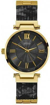 O Donna Guess Sunray W0638l10 Acciaio Gold Dorato Swarovski